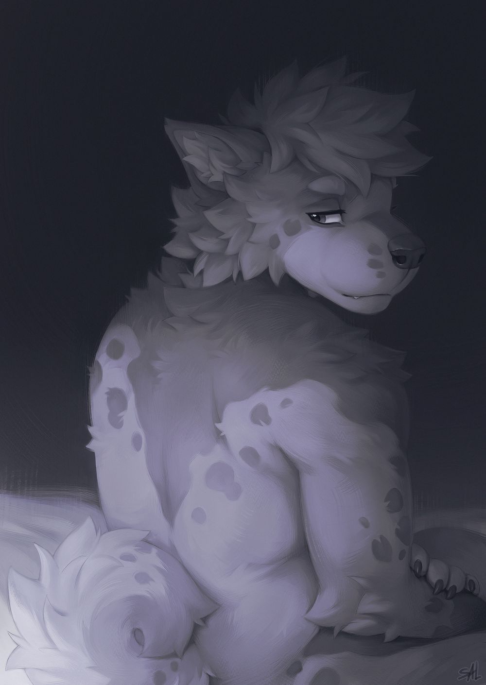 left in the dark